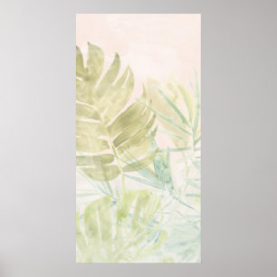 Poster Feuilles tropicaux muets