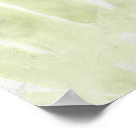 Poster Feuilles tropicaux muets (Coin)