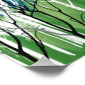 Poster Feuilles volants (Coin)