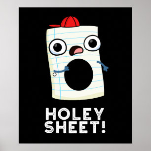 Poster Feuillet creux Funny Papier Pun sombre BG
