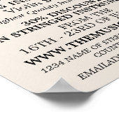 Poster Feuillet de notes pour violon, Boutique d'instrume (Coin)