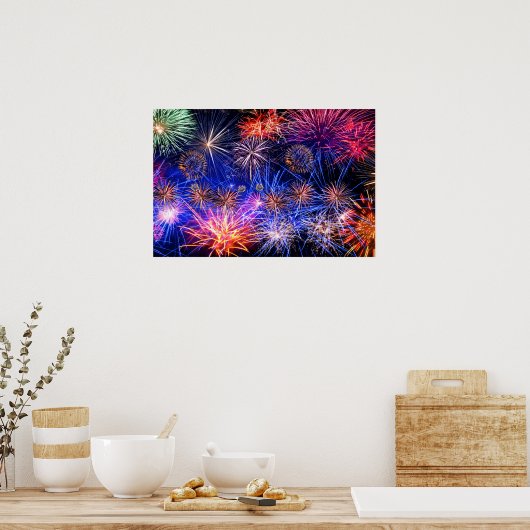 Poster Feux (Cuisine)