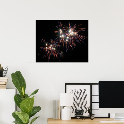 Poster Feux (Bureau à domicile)