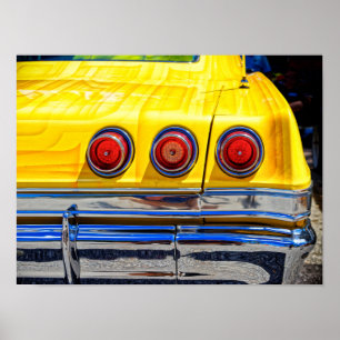 Poster Feux arrière colorés