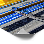 Poster Feux arrière colorés (Coin)