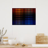 Poster Feux brillants colorés (Cuisine)