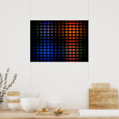 Poster Feux brillants colorés (Cuisine)