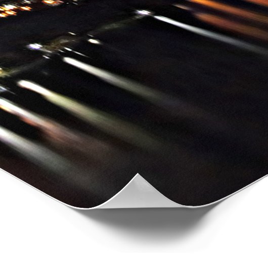 Poster Feux d'artifice avec éclair (Coin)