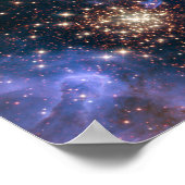 Poster Feux d'artifice dans la photo céleste de l'espace (Coin)