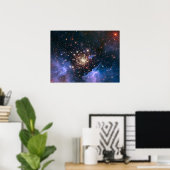 Poster Feux d'artifice dans l'espace (Bureau à domicile)