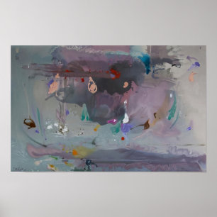 Poster Feux d'artifice gris - 2000 Helen Frankenthaler -