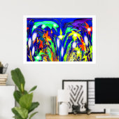 Poster Feux d'automne (Bureau à domicile)
