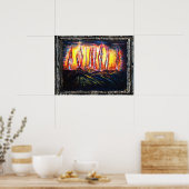 Poster Feux de fourrage (Cuisine)