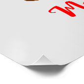 Poster Feux de Noël, baubles, cadeaux et coq (Coin)