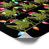 Poster Feux de Noël Hommes Femmes Père Noël Grhopper Xma (Coin)