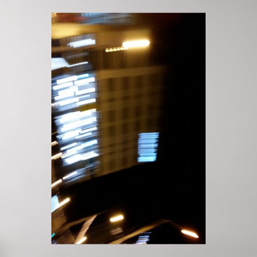 Poster feux de rue vitesse (Devant)