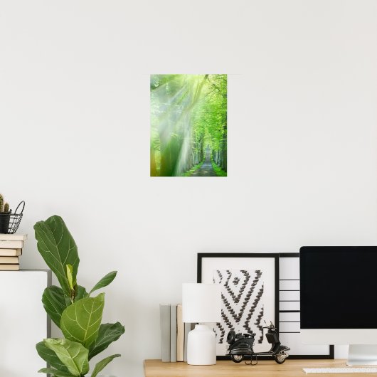 Poster Feux de soleil (Bureau à domicile)