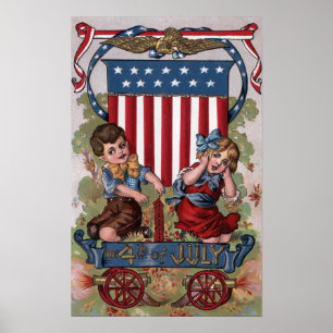 Poster Feux d'éclairage pour enfants