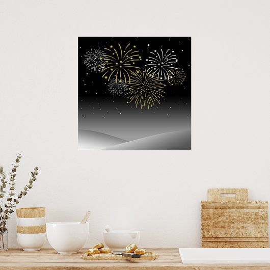 Poster Feux du Nouvel An (Cuisine)