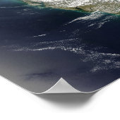 Poster Feux et fumée en Géorgie et en Floride (Coin)