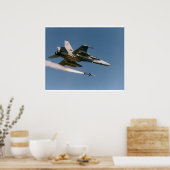 Poster Feux F18 Sidewinder (Cuisine)