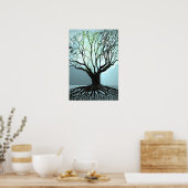 Poster Feux Roots bleus (Cuisine)