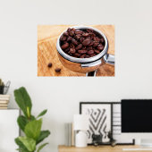Poster Fèves de café (Bureau à domicile)