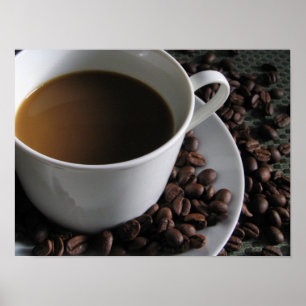 Poster Fèves de café