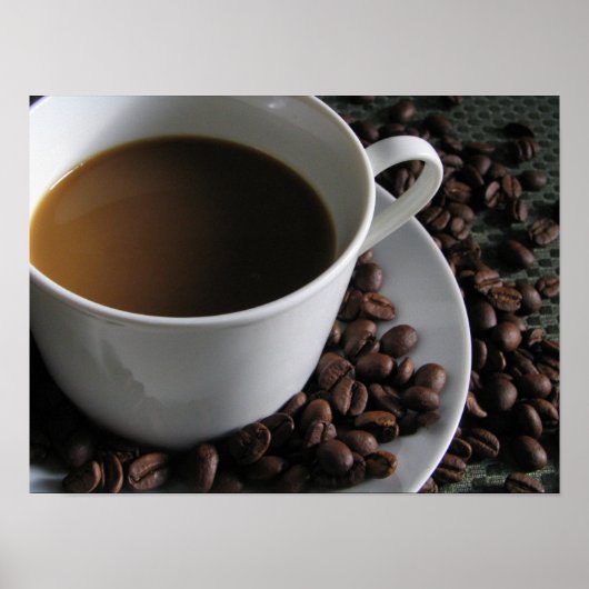 Poster Fèves de café (Devant)