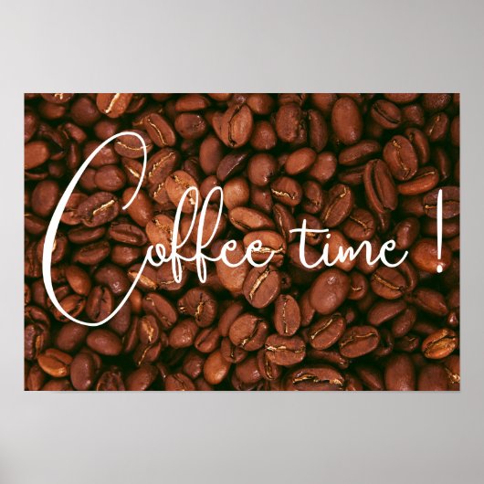 Poster Fèves de café (Devant)