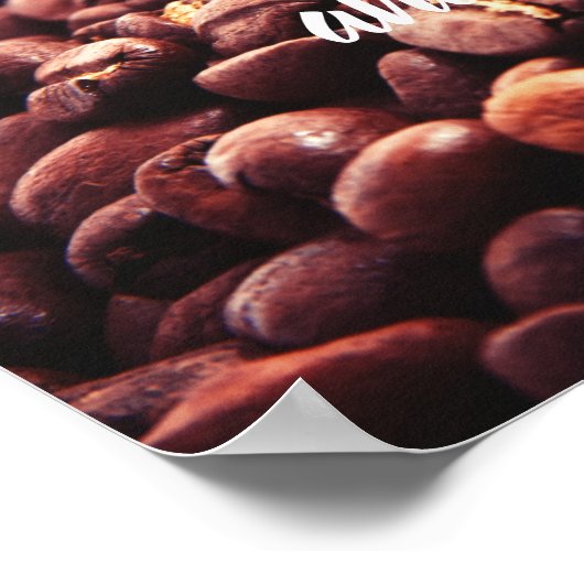 Poster Fèves de café (Coin)