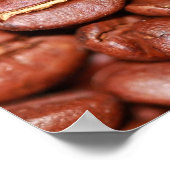 Poster Fèves de café grillées (Coin)