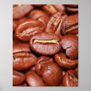 Poster Fèves de café grillées