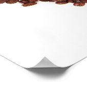 Poster Fèves de café sourire (Coin)