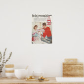 Poster Février 1960 Ad Sta Puf (Cuisine)