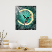 Poster Février Moon Fairy Imaginaire Fey (Cuisine)
