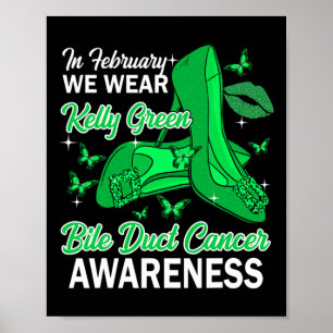 Poster Février Nous Portons Kelly Green Cancer des Voies