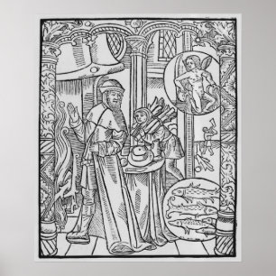 Poster Février, scène intérieure, Aquarius