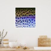 Poster FFF de truite arc-en-ciel (Cuisine)