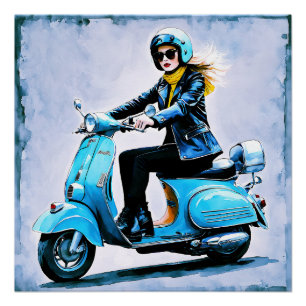 Poster "Fiamma" "Corsa Elegante" - Élégante balade