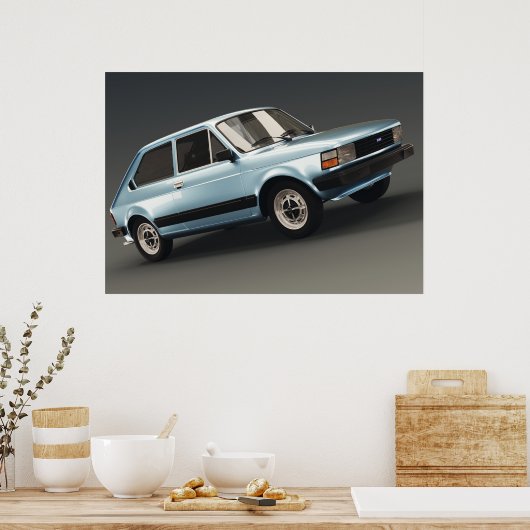 Poster Fiat 147 (Cuisine)