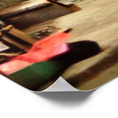 Poster Fiat 500, cinéma rétro, en Italie (Coin)