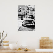 Poster Fiat 500, cinquecento en Italie, cadeau classique (Cuisine)