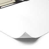 Poster Fiat 500 personnalisé pour Olivia (Coin)