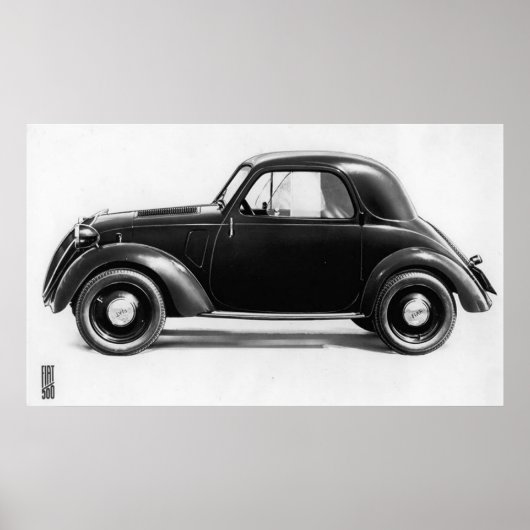 Poster Fiat 500 Topolino (Devant)