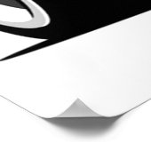 Poster Fiat 500D caricature blanche (Coin)