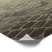 Poster Fiat vintage À Rome (Coin)