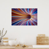 Poster Fiber optic streak tunnel (Cuisine)