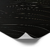 Poster Fibonacci de spirale sculpté (Coin)