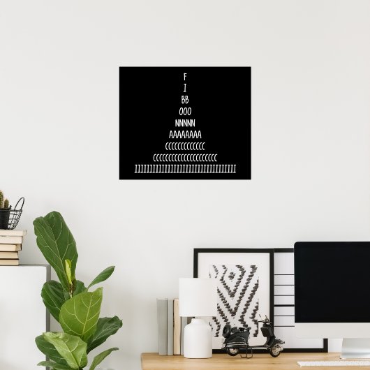 Poster Fibonacci Sequence (Bureau à domicile)